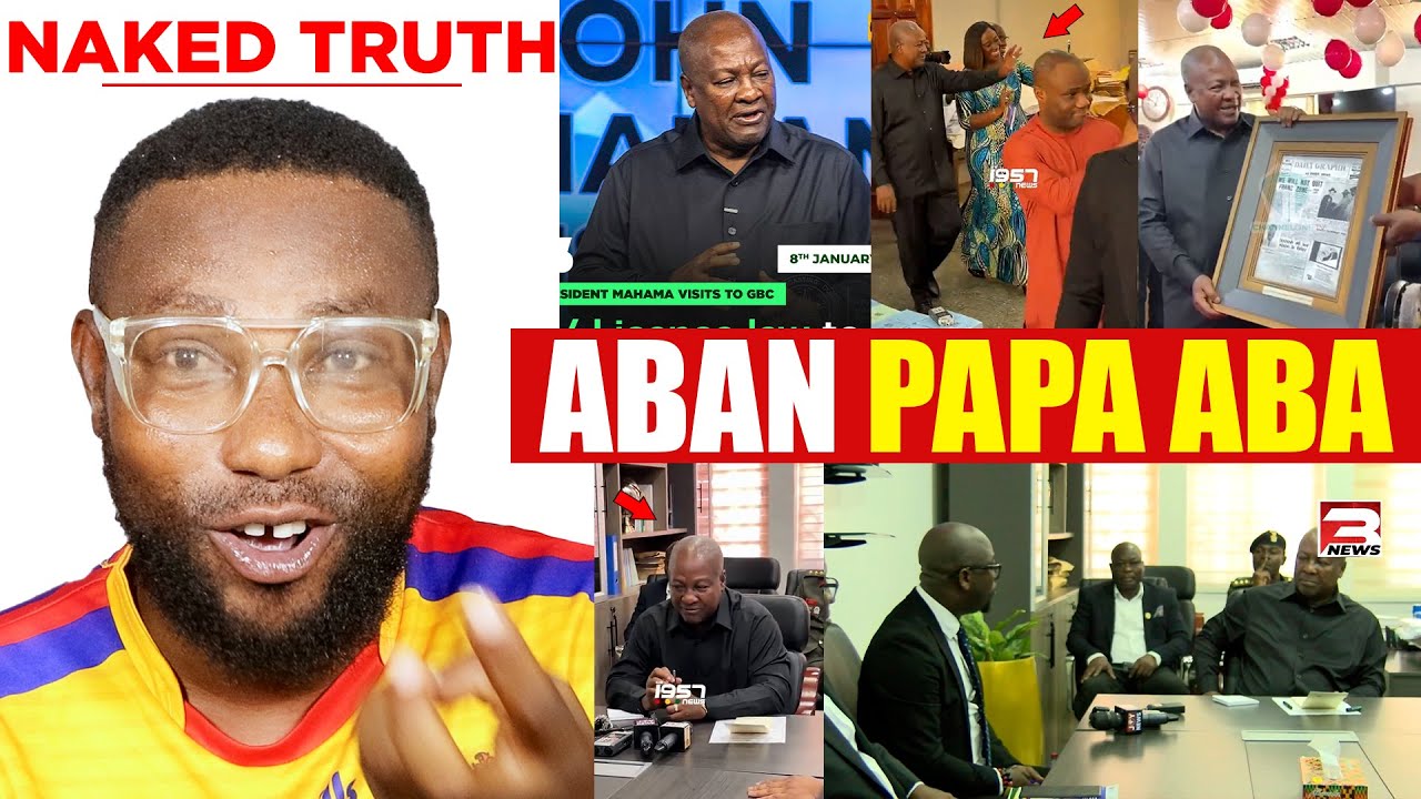 🚨Mahama's Heroic visit to GBC. GTV will start showing better matches. Aban Papa Aba - FULL DETAILS