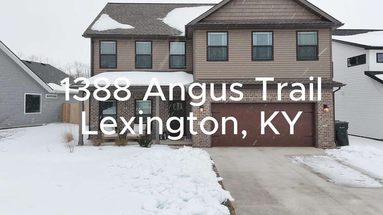 2024 New Build Home Tour | 1388 Angus Trail Lexington KY 40509 | $575K