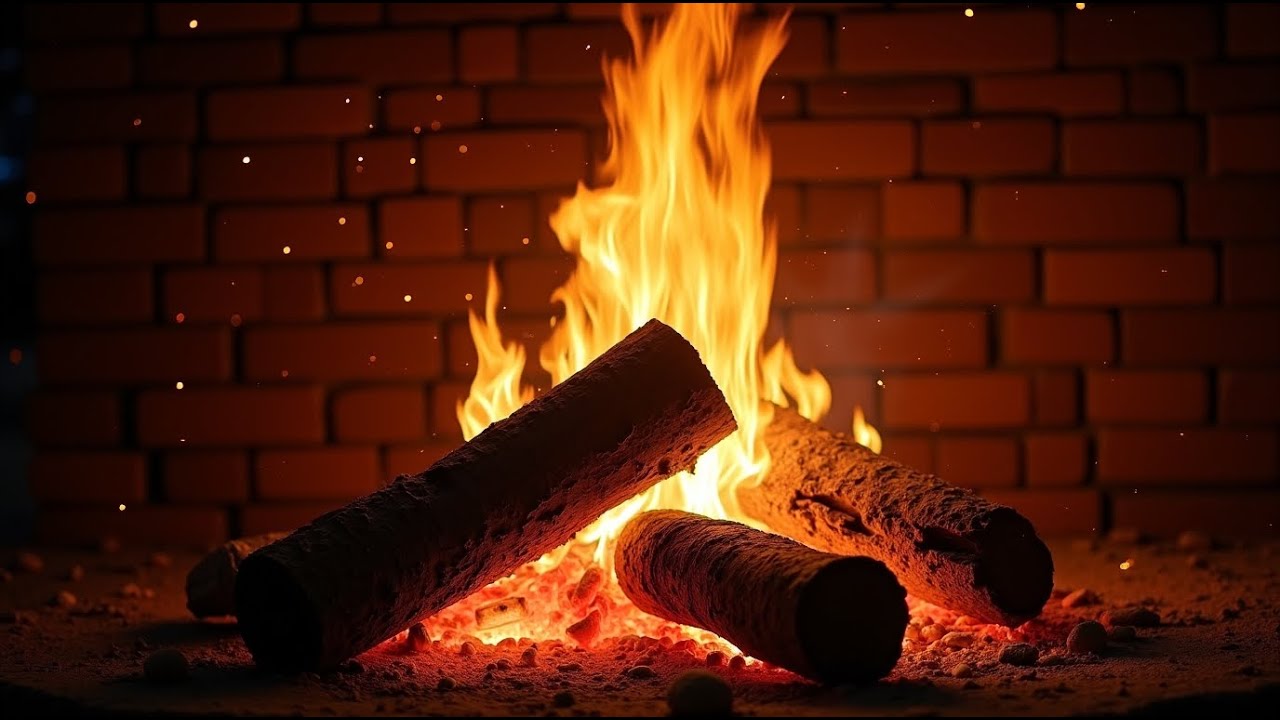Crackling Campfire for Stress Relief