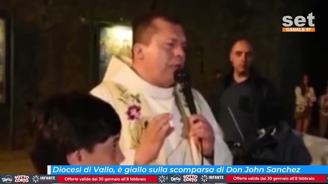 Diocesi di Vallo, è giallo sulla scomparsa di Don John Sanchez