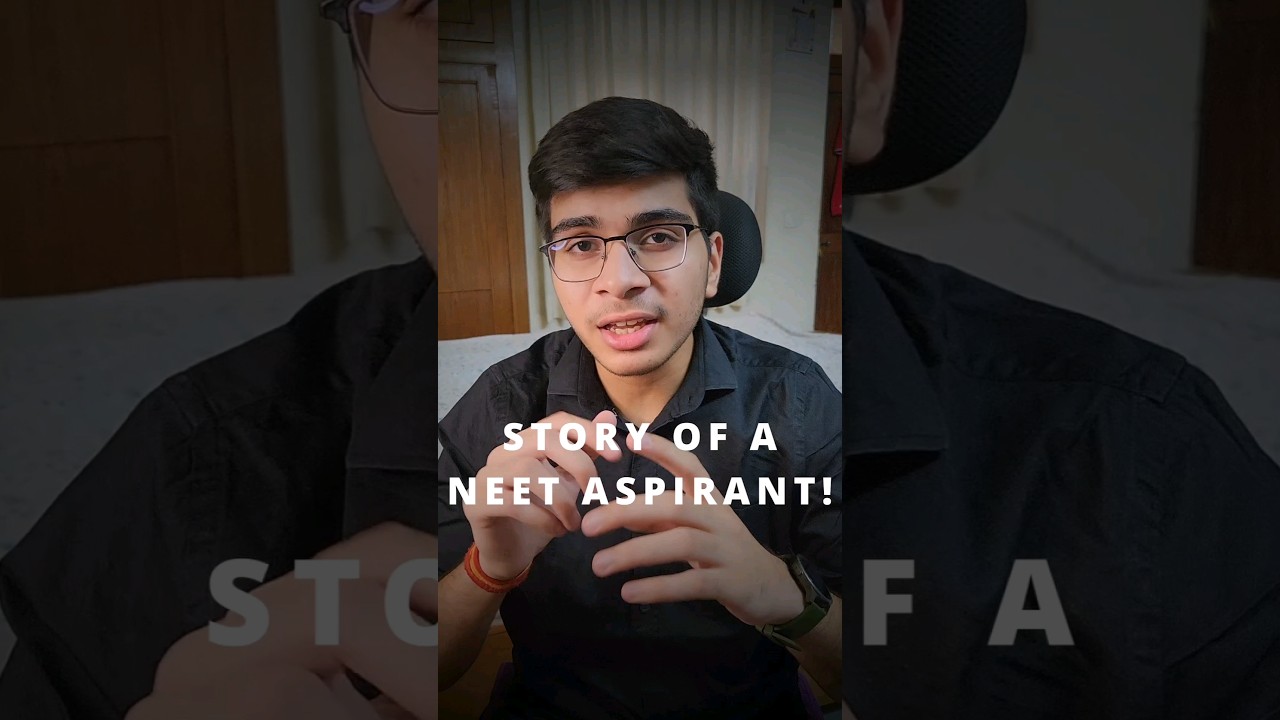 *REAL* story of a NEET aspirant 🤐 #shorts #neet #story #neet2025 #neet2026 #mbbs #motivation