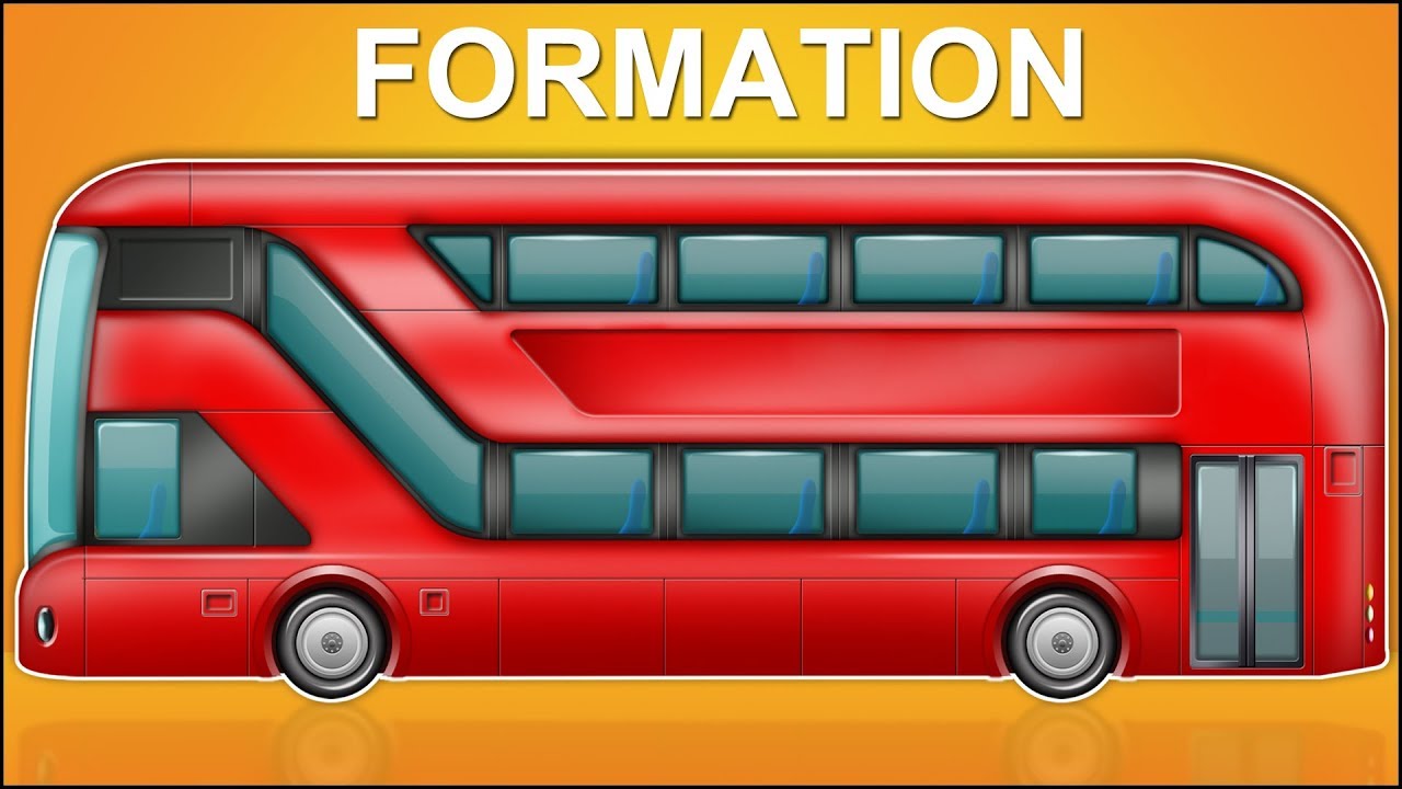 London bus formation and uses for kids and babies