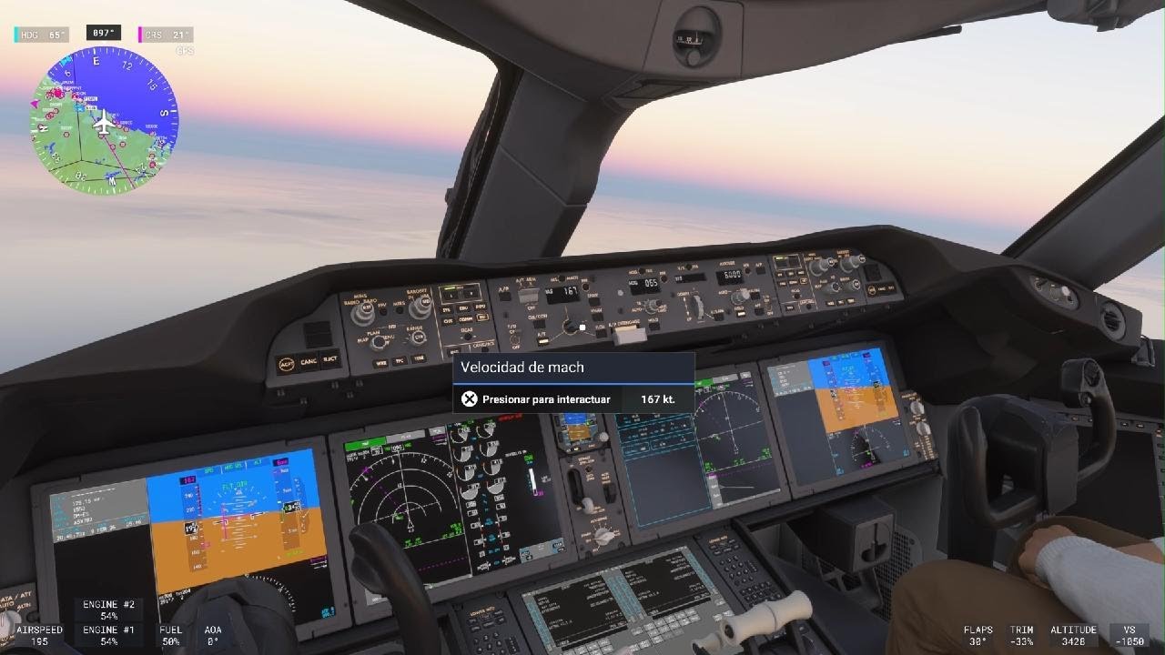 Microsoft Flight Simulator Aterrizaje Fuerte