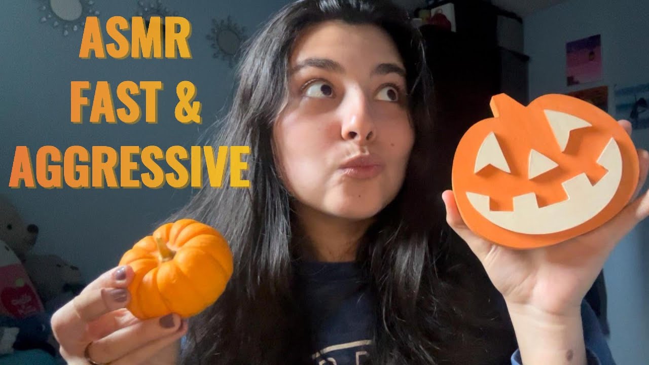 ASMR FAST & AGGRESSIVE TRIGGERS 🎃🔥 INSTANT TNGLES!