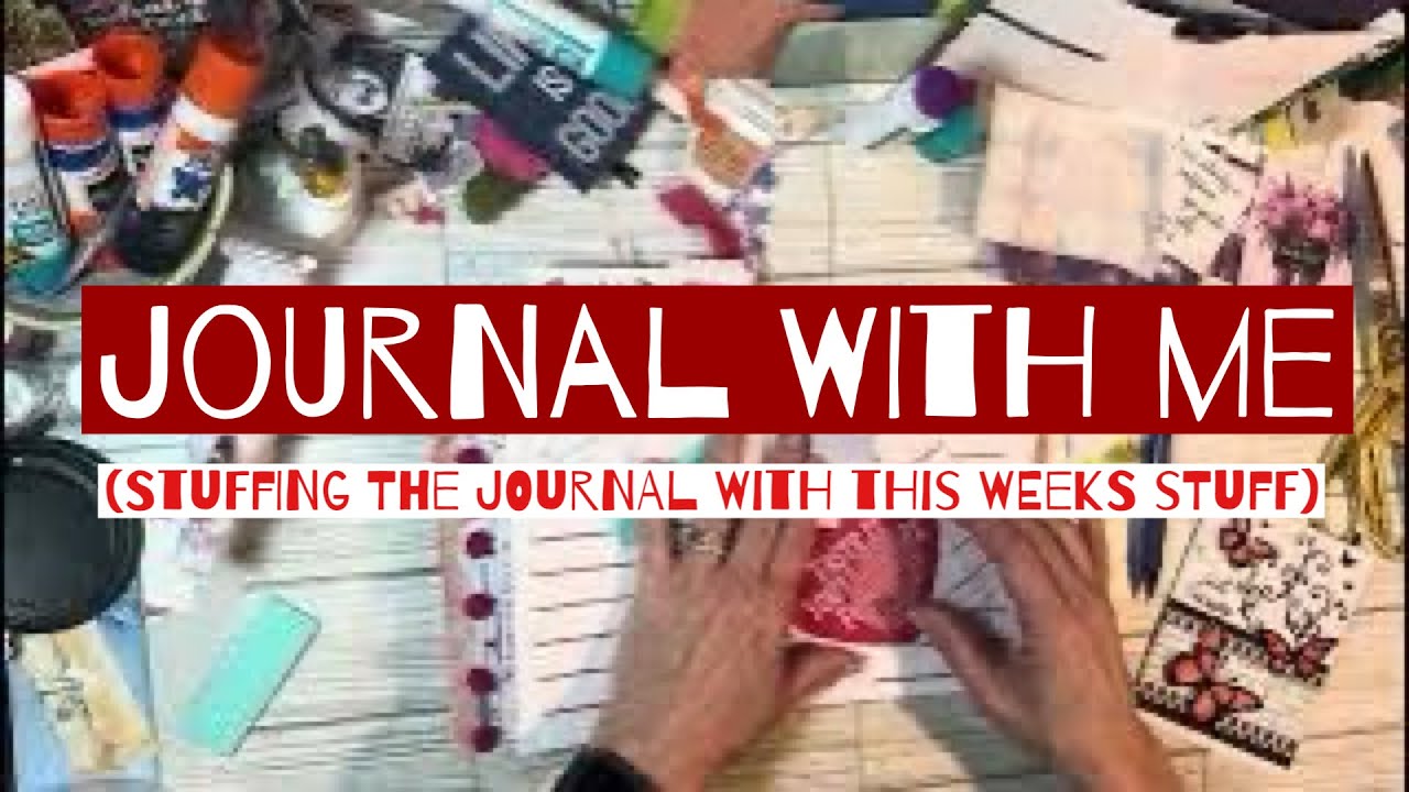 Stuffing the journal from this week ( journal with me ?) 