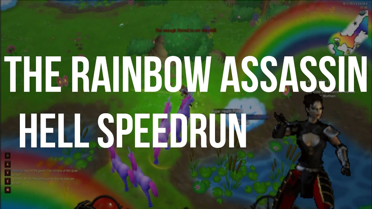 HELL ASSASSIN RAINBOW SPEEDRUN (Blades/Kicks/Traps)