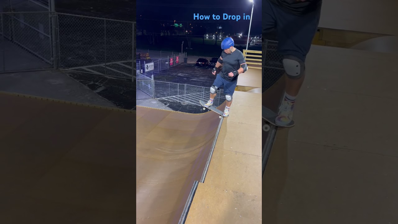 How to Drop in on a Half Pipe as a 37 year old.
