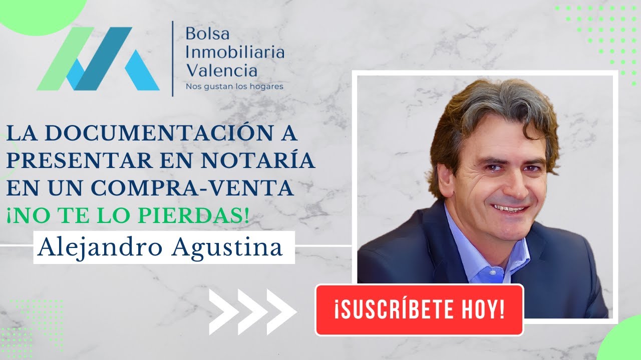 La Documentación a presentar en Notaría en un Compra-Venta