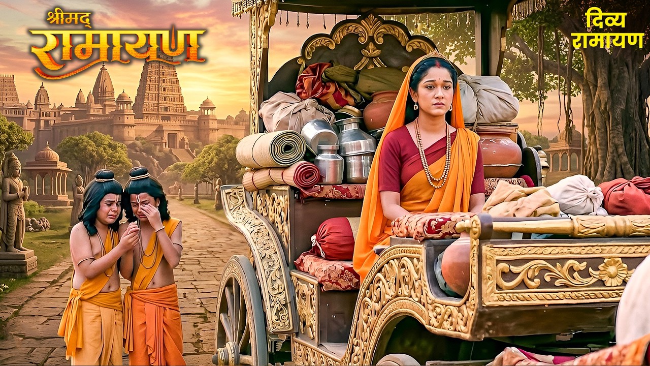 पिता से युद्ध की सच्चाई सुनते ही दंग रह गई मां सीता लिए लव कुश से त्याग| Shrimad Ramayan #ramayan
