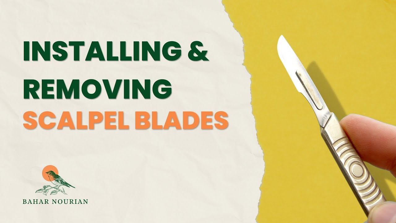 Installing & Removing Scalpel Blade - Safe and Easy