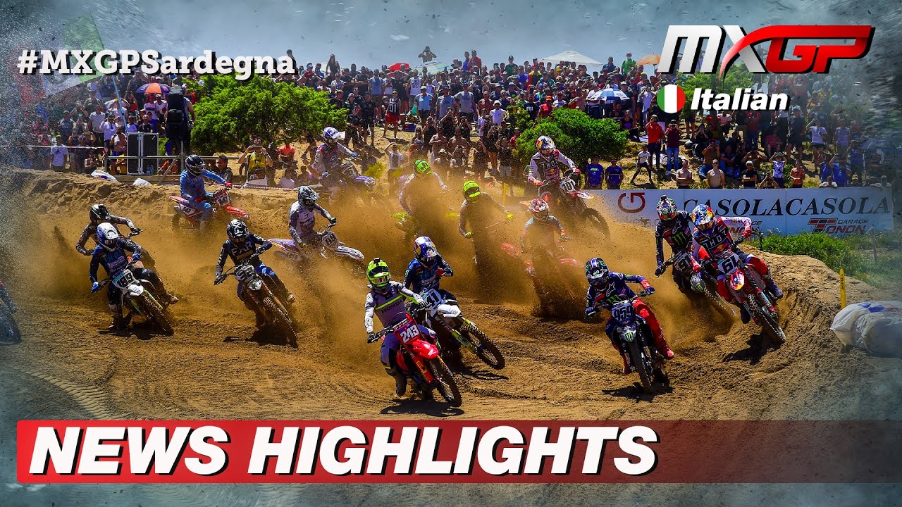 News Highlights in Italiano | MXGP of Sardegna 2022 #MXGP #Motocross
