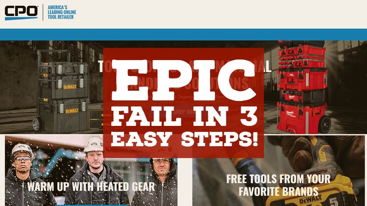 CPO Outlet Epic Fail, Why My First Order is Also My Last!