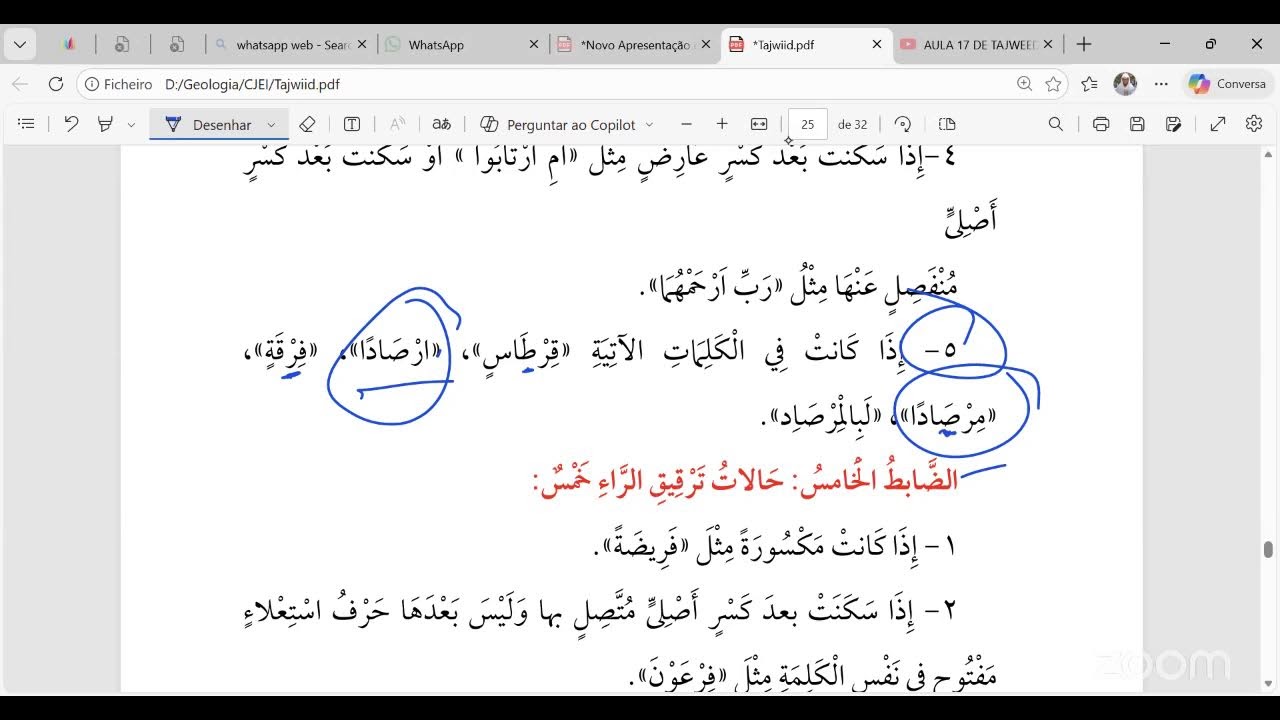 AULA 17 DE TAJWEED NIVEL I 12.02.2026