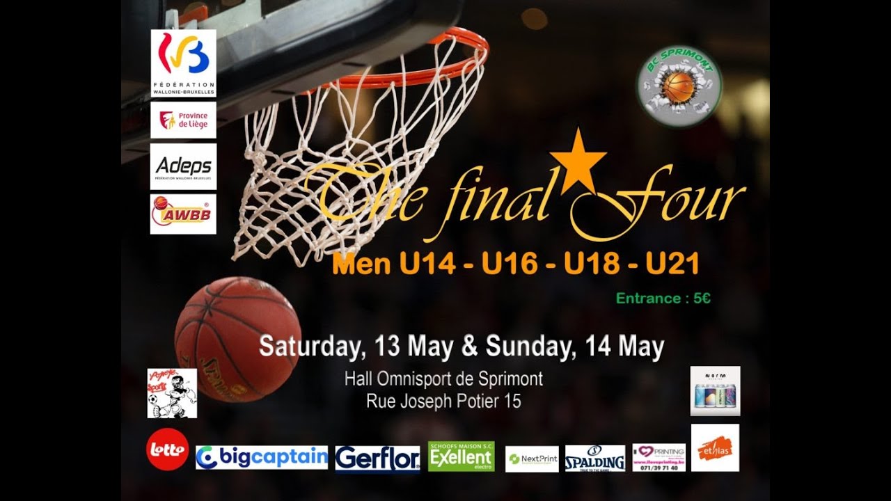 2023 Belgian National U16 Men Basketball Semi-final: Falco vs Gentson (14.05.2023) – full game !
