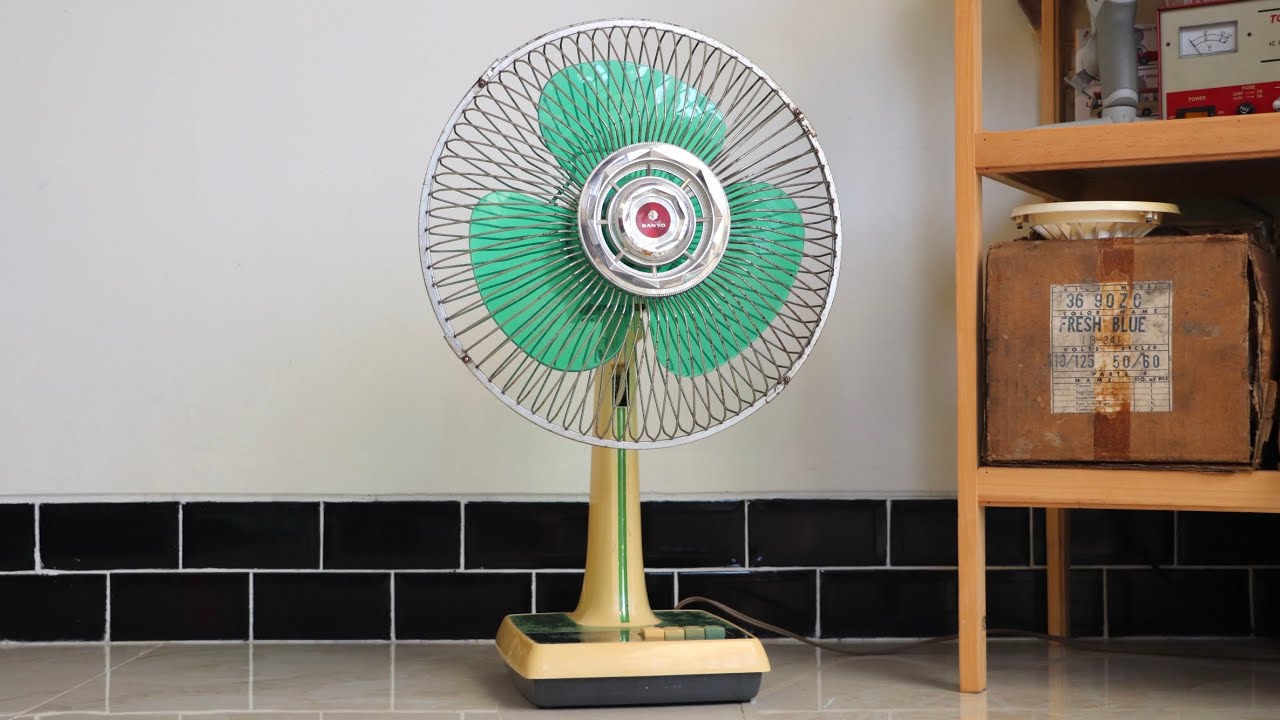 1980’s Sanyo 12” Desk Fan | 2025 Remake!