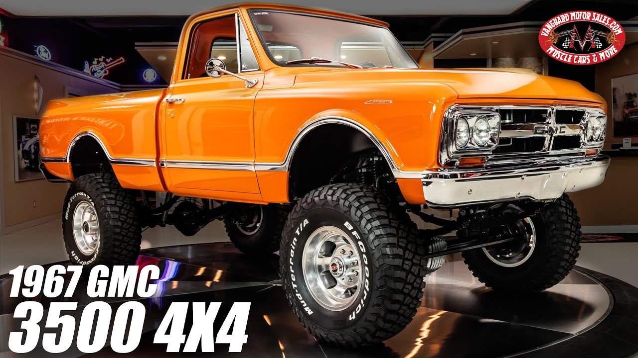 1967 GMC 3500 Custom 4X4 Pickup For Sale Vanguard Motor Sales #685B