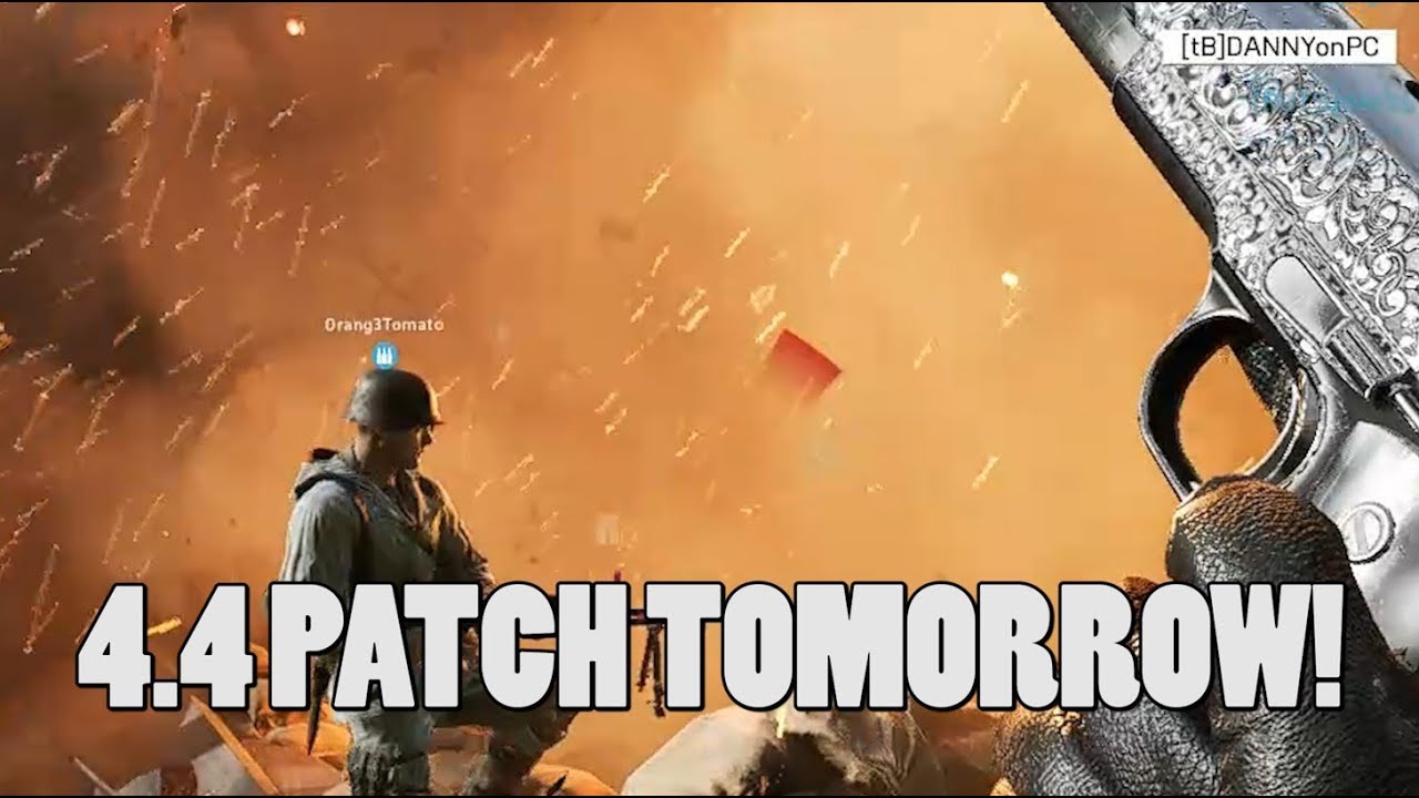 4.4 patch tomorrow, level increase, 2 new maps - Battlefield V