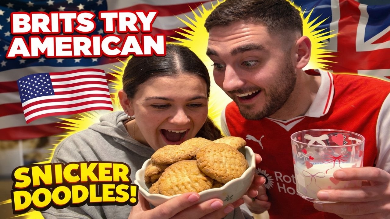 Brits Try American Snickerdoodles for the first time!