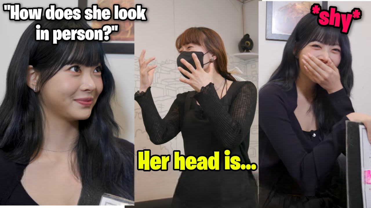 Eunchae gets shy when a stranger recognizes her at the restaurant