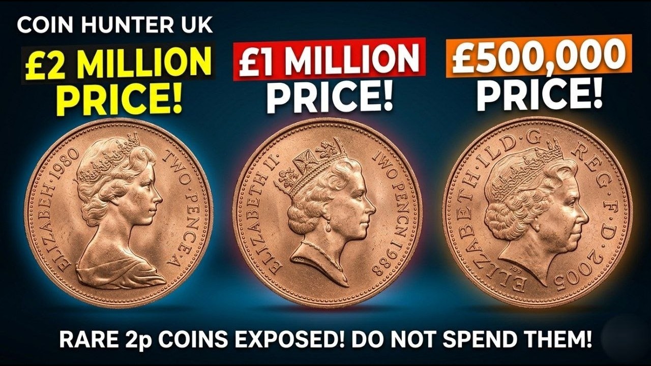 Ultra Rare UK 2p Coins: 1980, 1988 & 2005 Values Exposed! | Are You Holding a &pound;1,000,000 Secret?