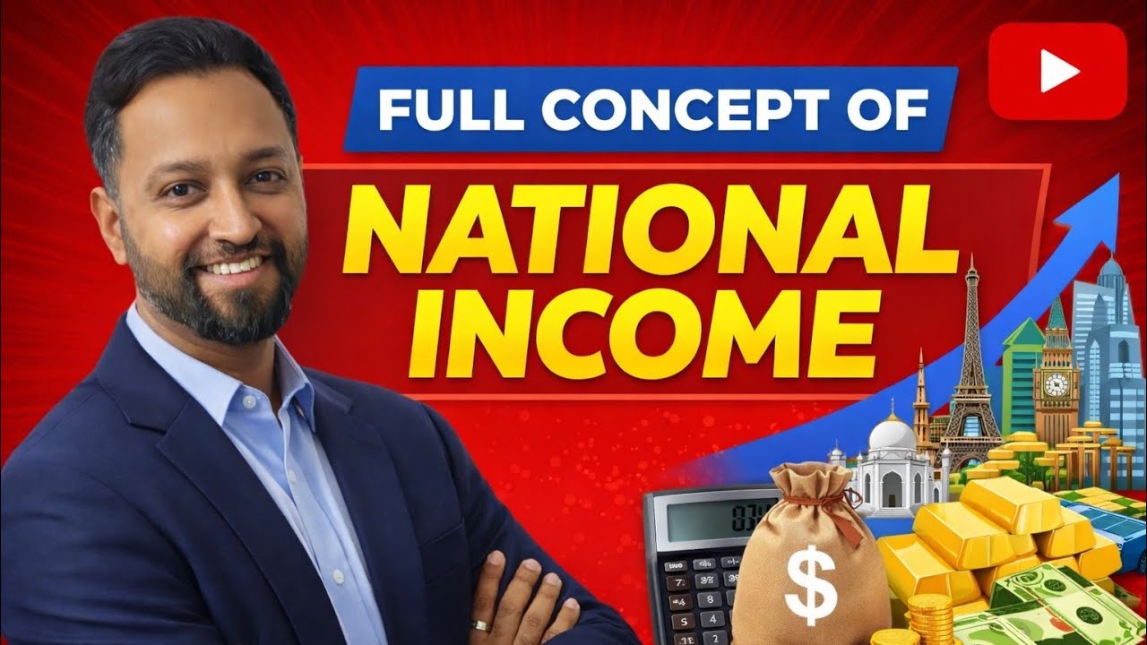 National income | full concept | All three methods explained | #macroeconomics #nationalincome 