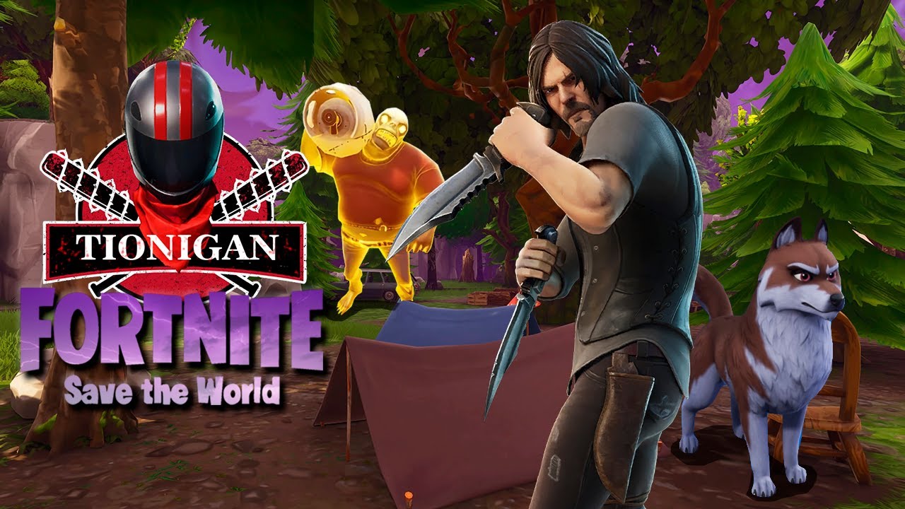 🌎STW-e118: Daryl y Perro🐕‍🦺🏹 #fortnite #savetheworld #twd