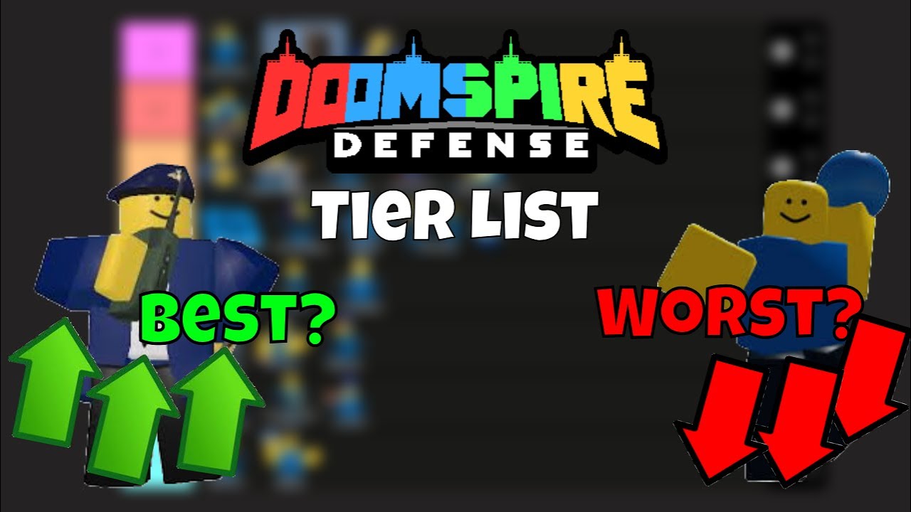 [OUTDATED] Doomspire Defense Tierlist [Mastery Update] | Doomspire Defense