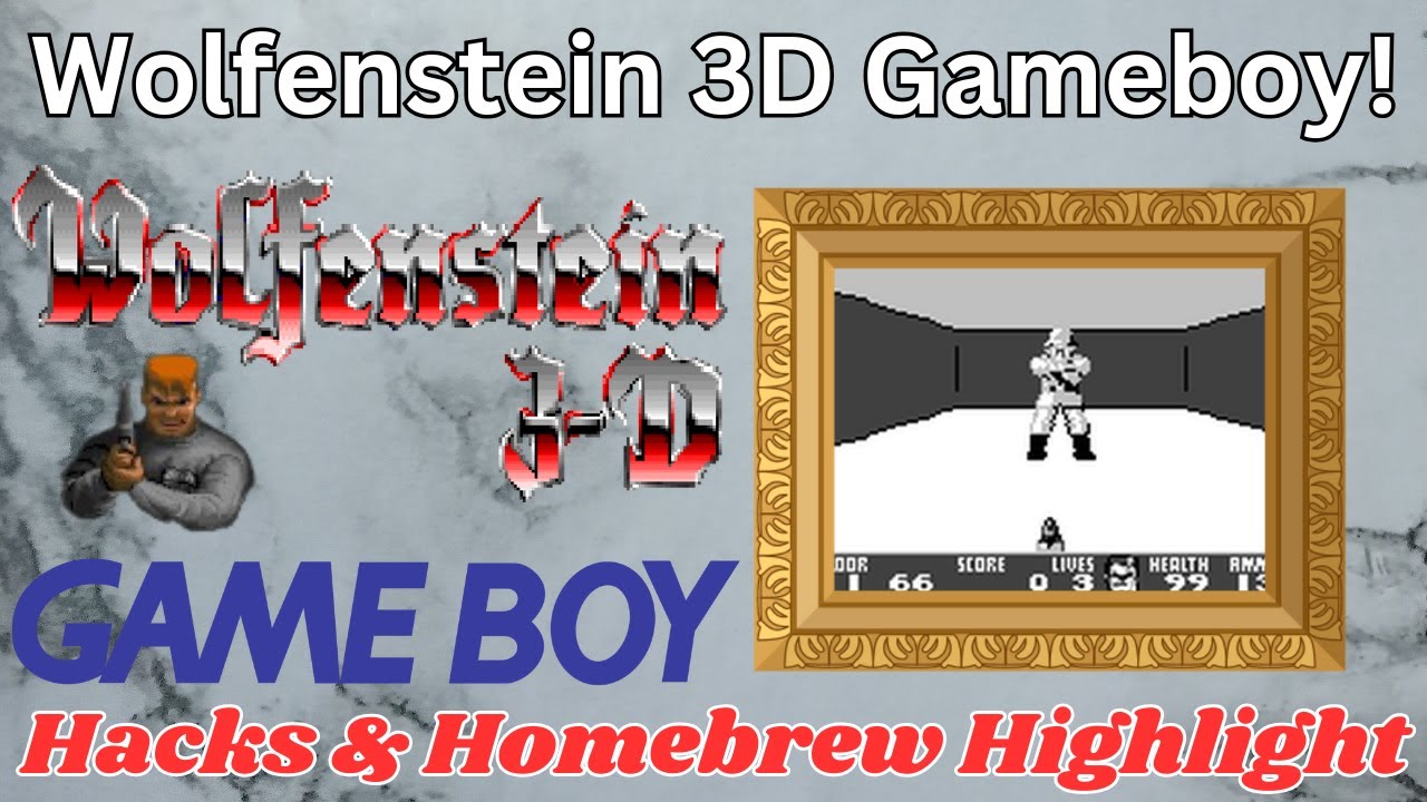 Wolfenstein 3D на оригинальном Gameboy!?
