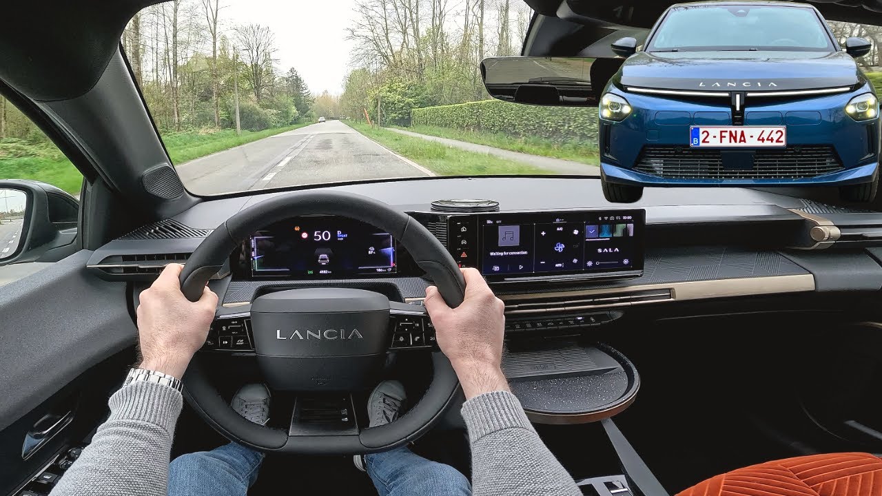 Lancia Ypsilon 2025 POV Test Drive | Electric 115 kW
