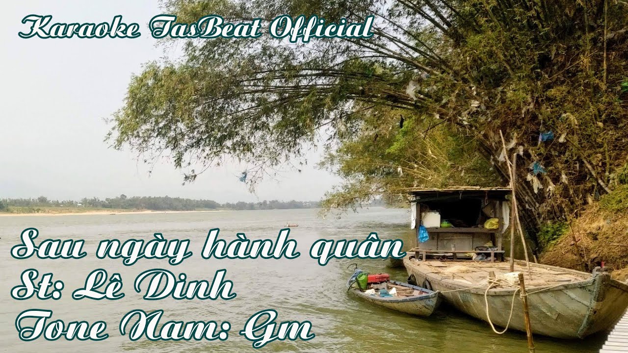 Karaoke Sau Ngày Hành Quân - Tone Nam | TAS BEAT
