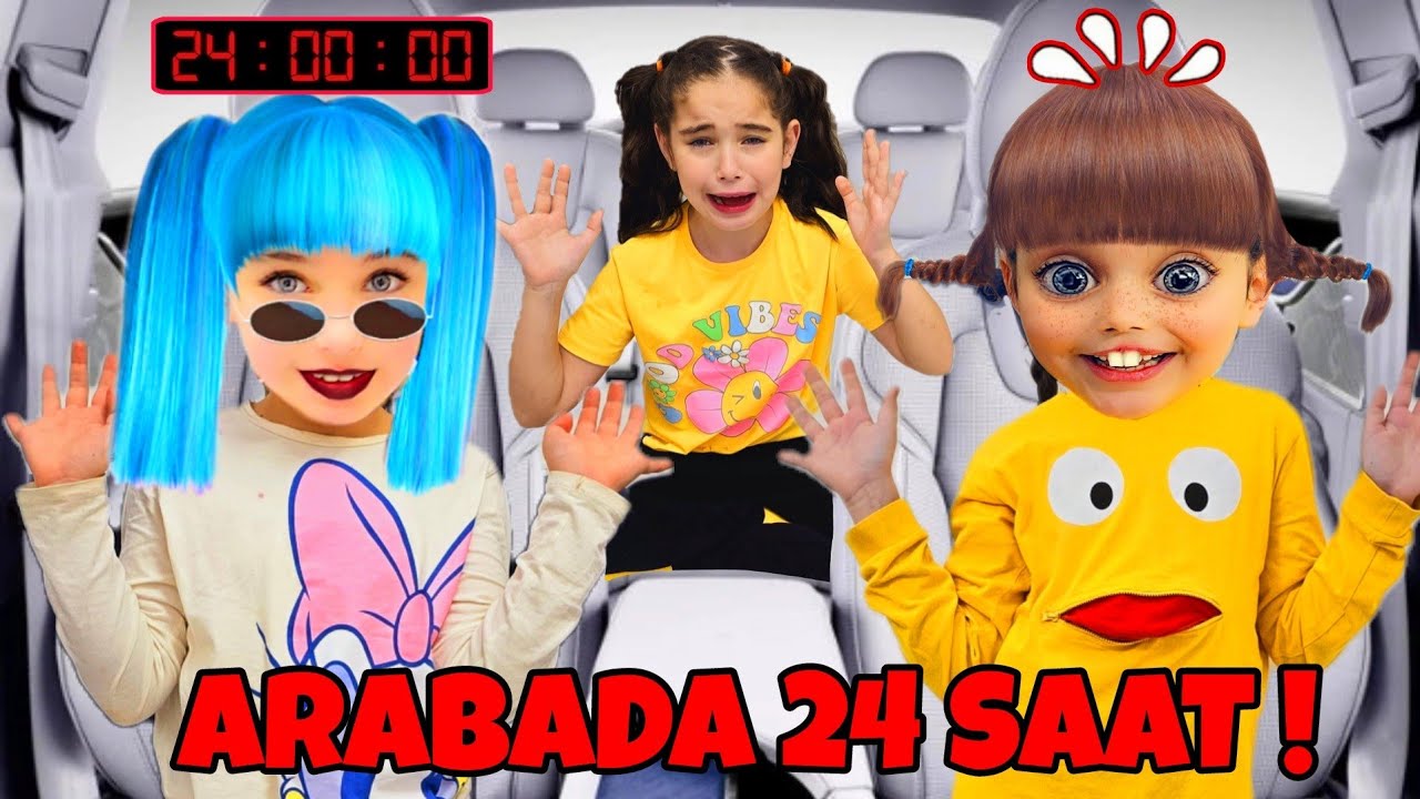 ELİF ARKADAŞ EKİBİ İLE ARABADA 24 SAAT !! KİM UYUDU KAYBETTİ !?