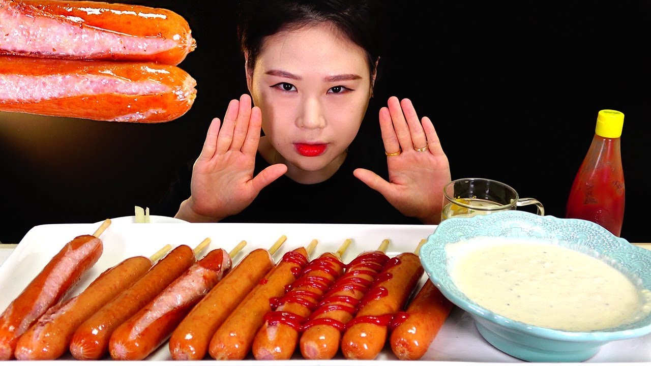 뽀득뽀득소세지 먹방 MUKBANG