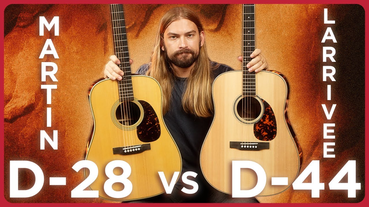 Can Larrivee Beat an HD-28? D-44 Spruce/Rosewood Dreadnought vs. the Classic Martin