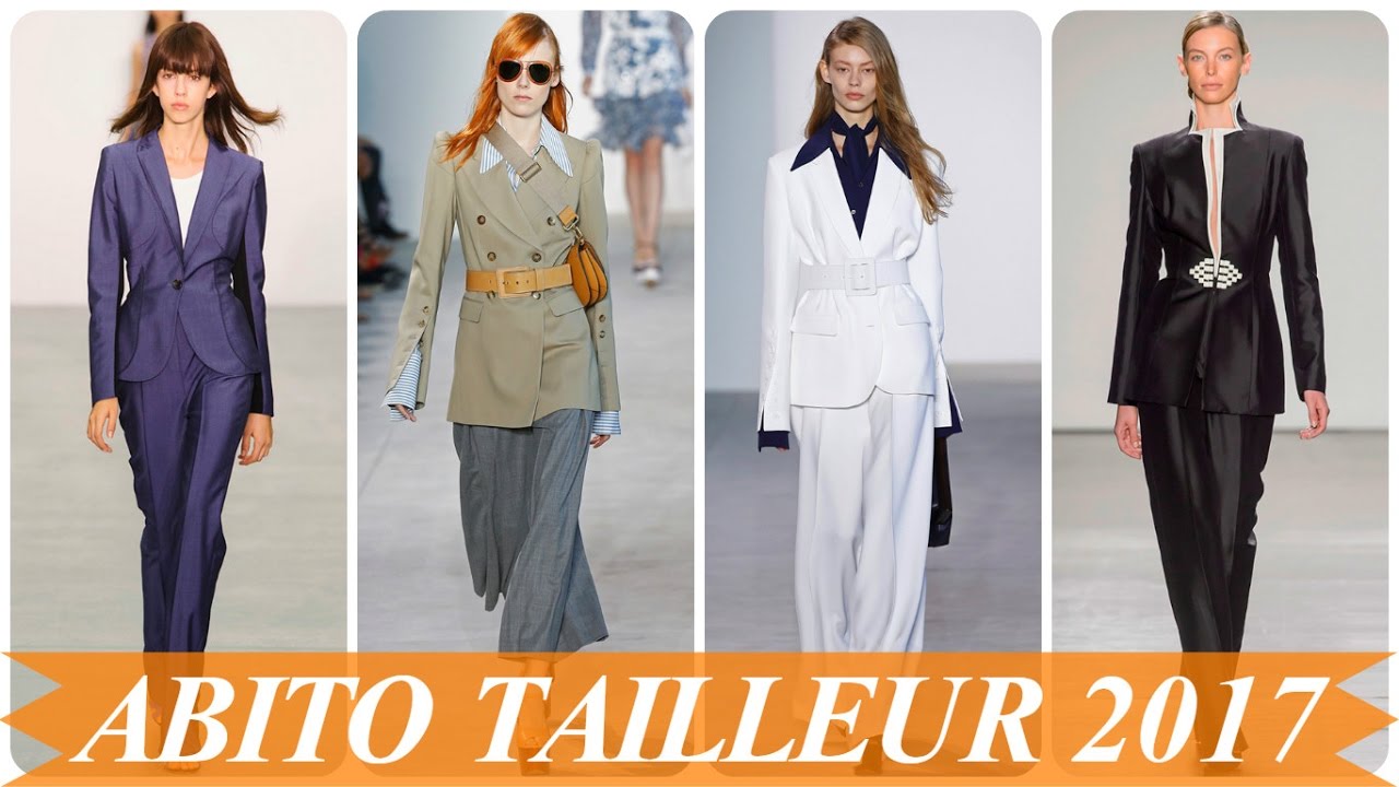 Nuove tendenze moda tailleur pantalone donna 2017