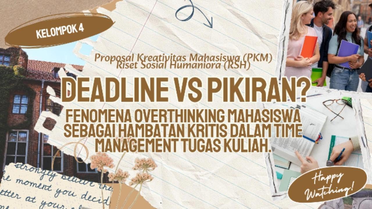PROPOSAL KREATIVITAS MAHASISWA (PKM) RISET SOSIAL HUMANIORA (RSH) KELOMPOK 4