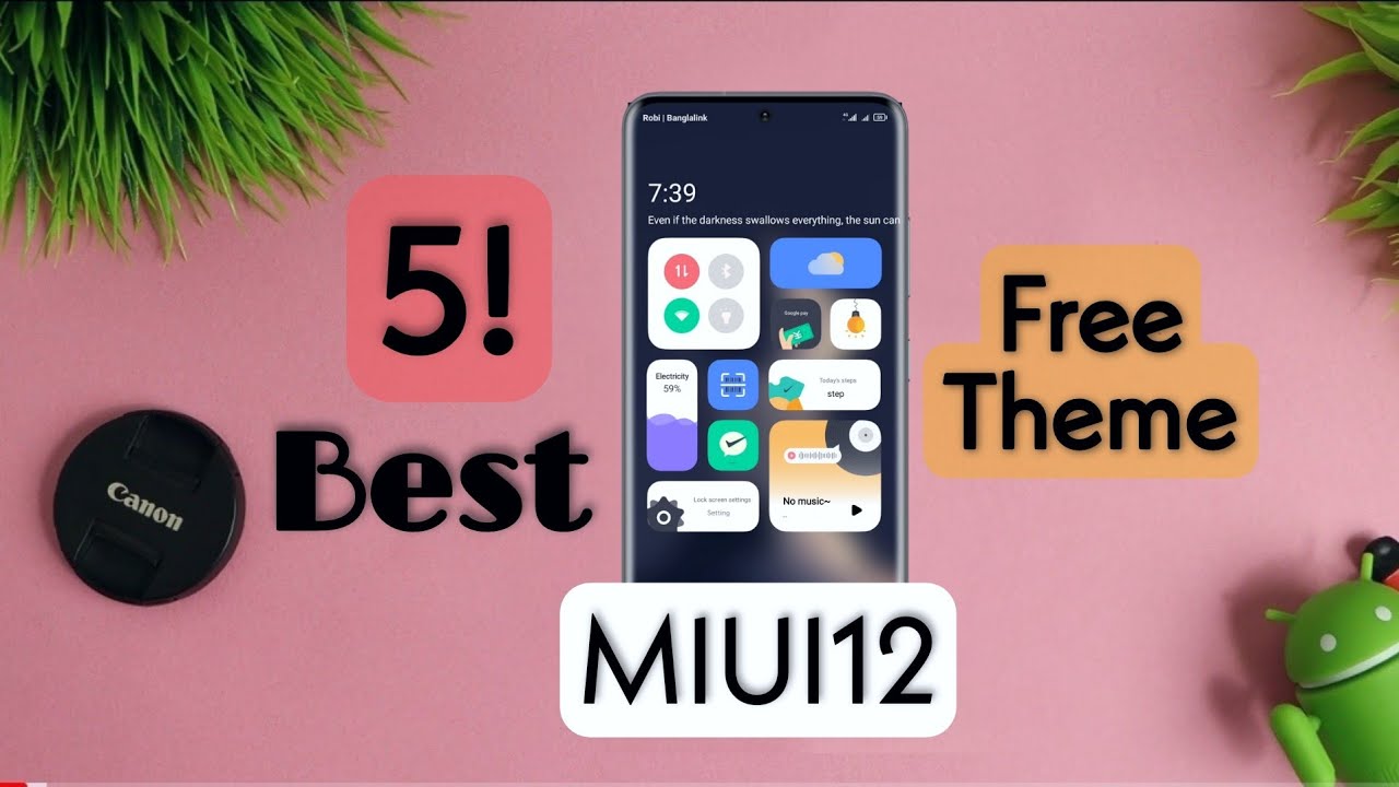 Top 5 MIUI 12 Premium Themes | Best Themes for MIUI 12 | 2021
