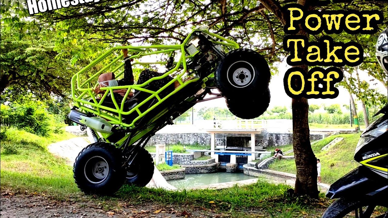 Buggy 4x4 Yamaha Scorpio Part 2 // motorcycle Tranformation buggy 4WD Part 2