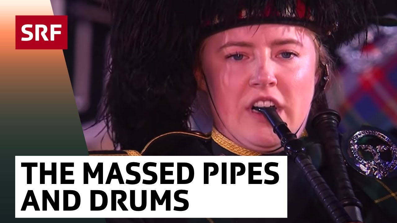 The Massed Pipes and Drums | Basel Tattoo 2017 | SRF