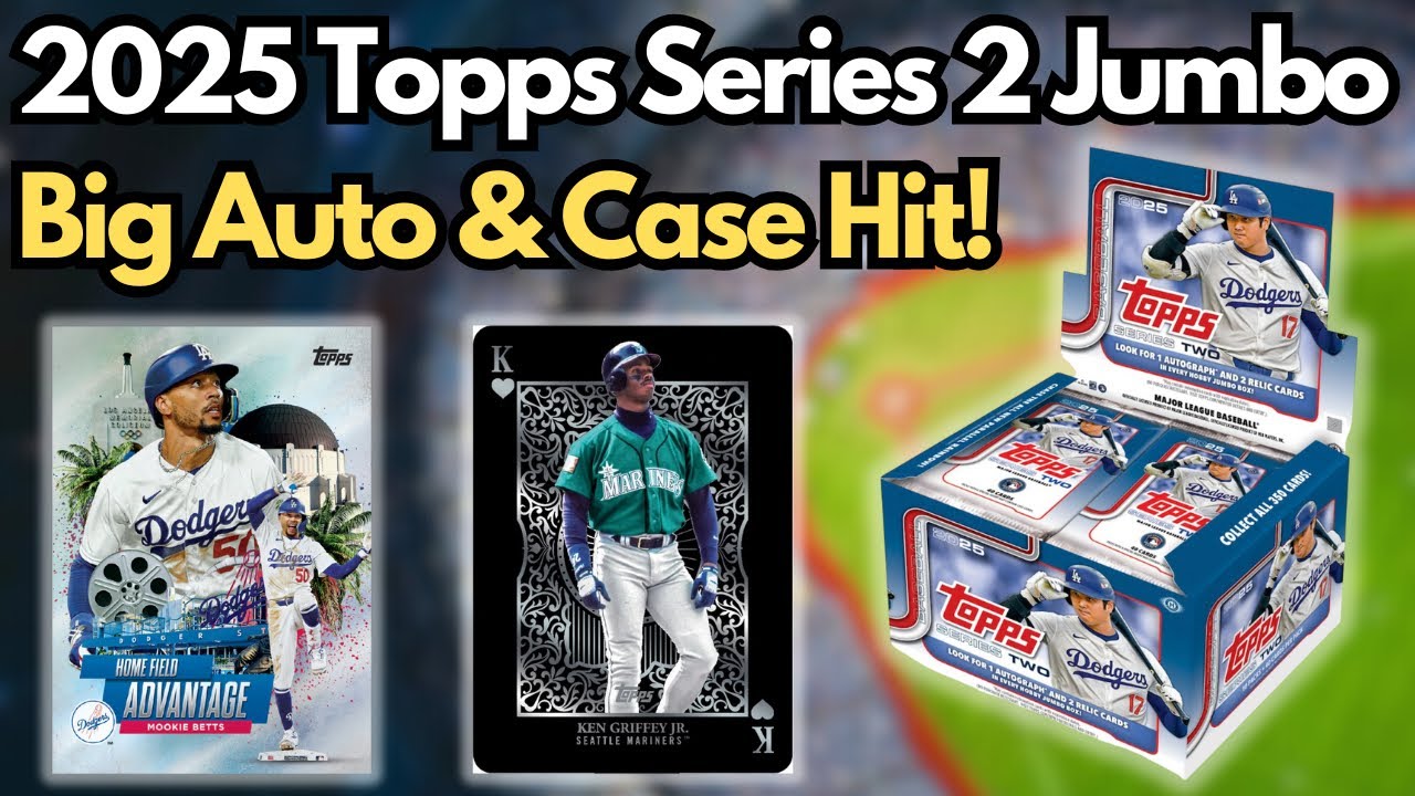 MASSIVE AUTO & CASE Hit! 2025 Topps Series 2 Baseball Jumbo Hobby Box!