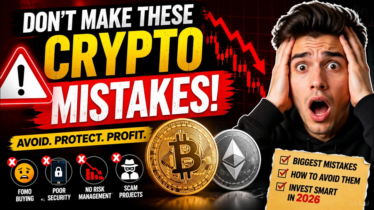 Crypto Investing Mistakes to Avoid in 2026 | Beginner&rsquo;s Guide to Safe Crypto Investing