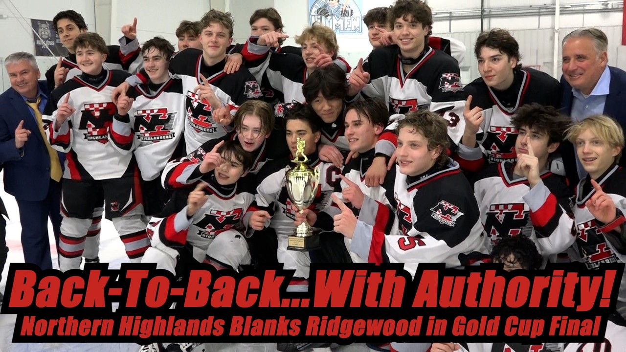 Northern Highlands 4 Ridgewood 0 | HS Hockey | Big North Gold Cup Final | Khaimov Pitches A Shutout!