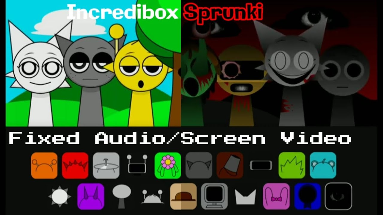 Incredibox Sprunki (Fixed Audio/Screen Video) (Sound Audio Fixed/Void Sound) (Read Description)
