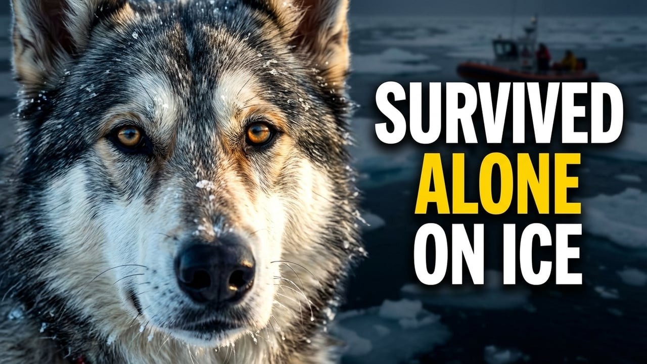 14-Year-Old Sled Dog Abandoned on Melting Ice for 3 Weeks | What Happened Will Break Your Heart