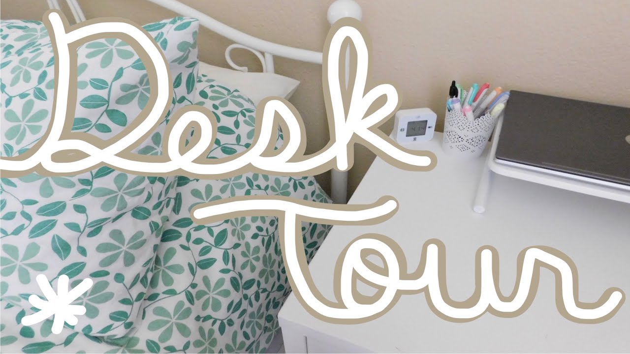 🌳A Beginner Eco-Minimalist Desk Tour🌱