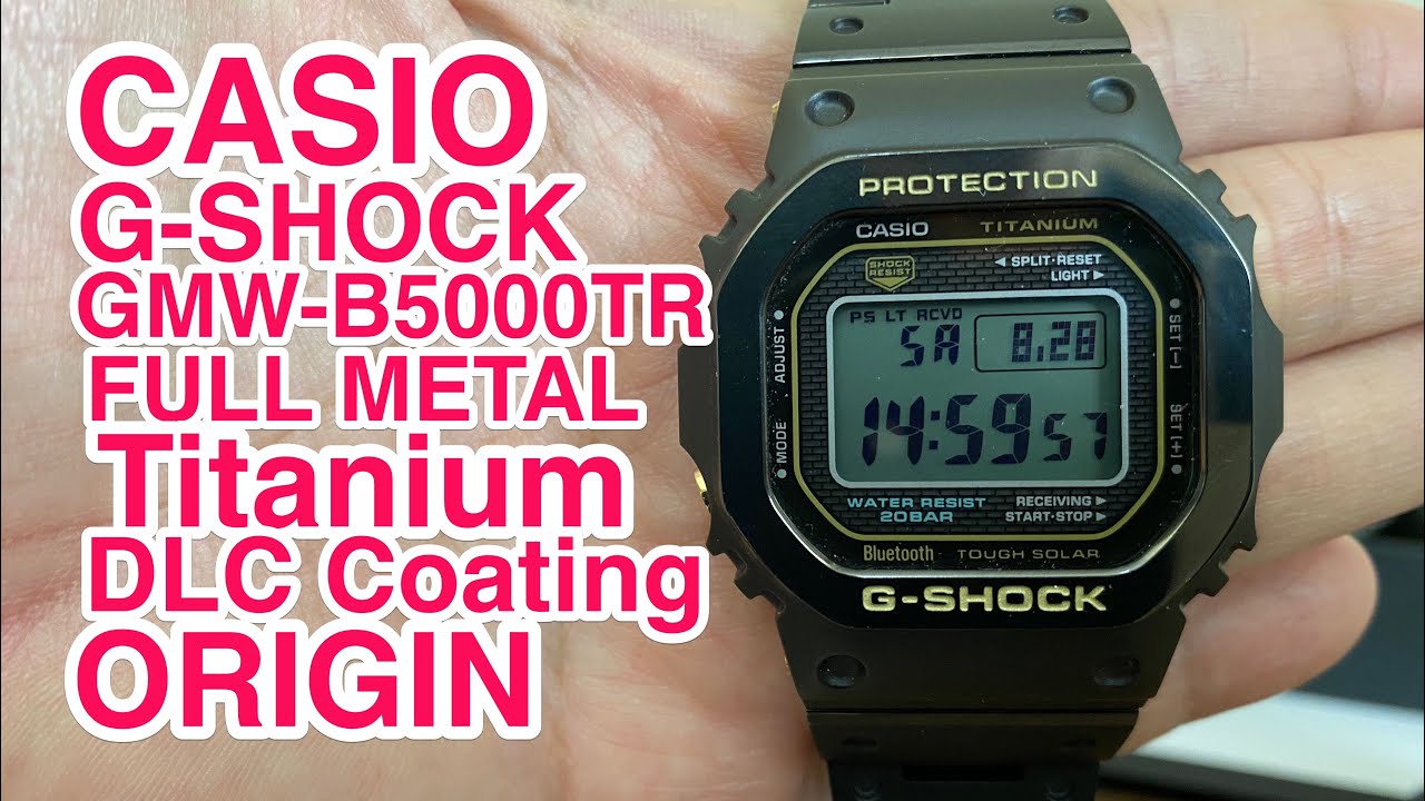 CASIO G-SHOCK GMW-B5000TB-1JR Titanium