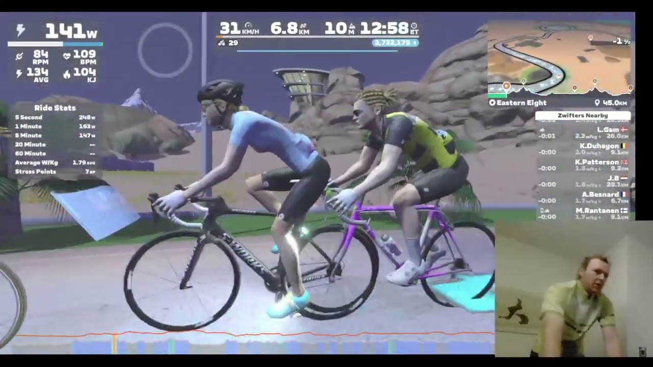 Zwift Eastern Eight (Watopia) | Ironman Base Training Ride