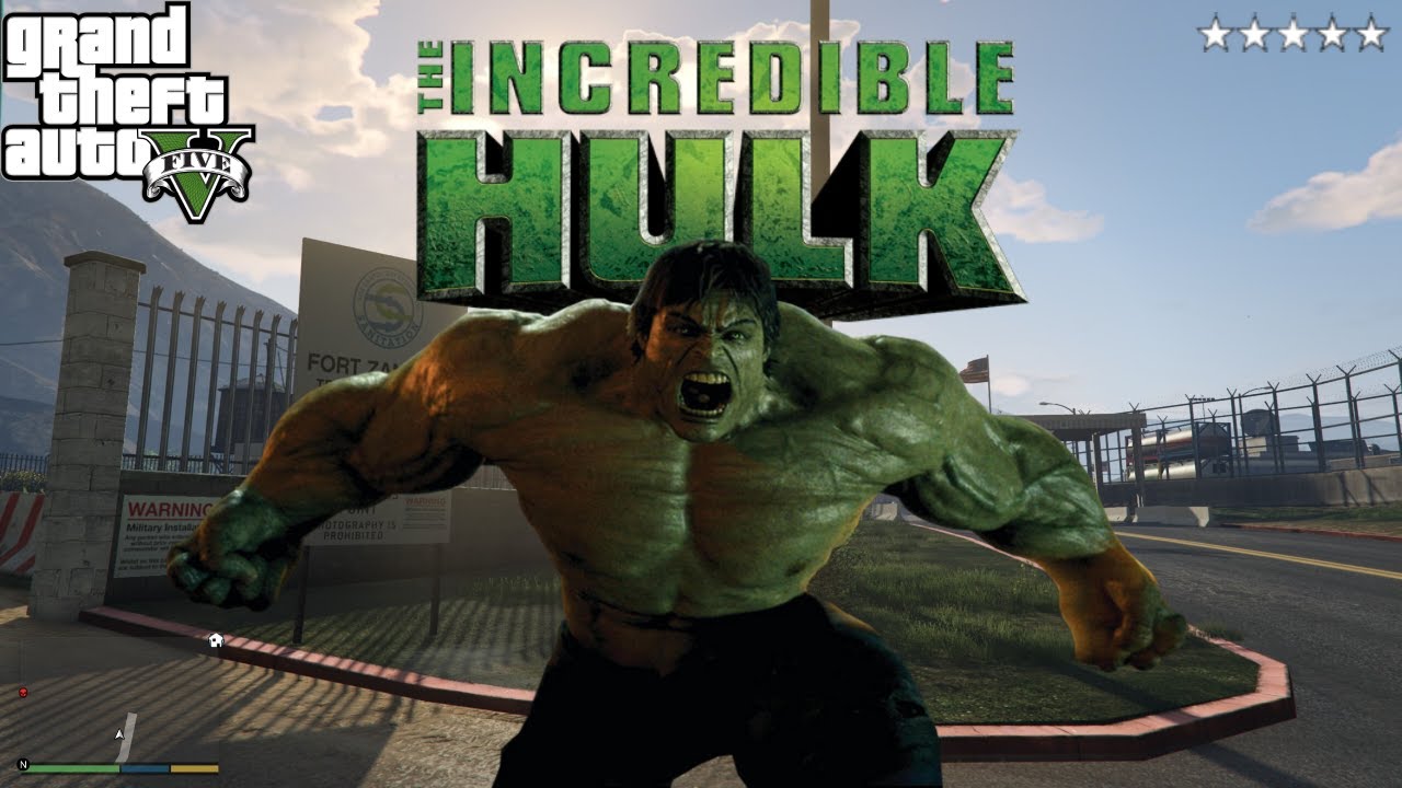 THE INCREDIBLE HULK - GTA V MOD
