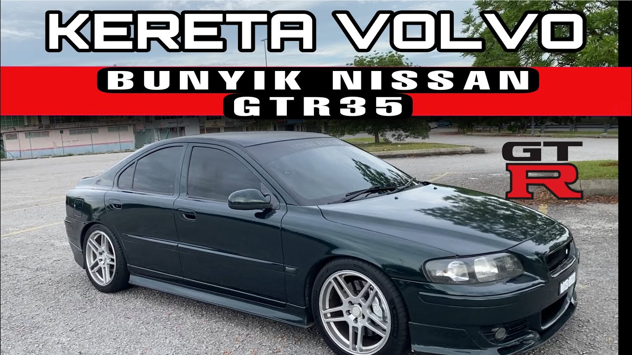KERETA VOLVO BUNYI NISSAN GTR35!!!