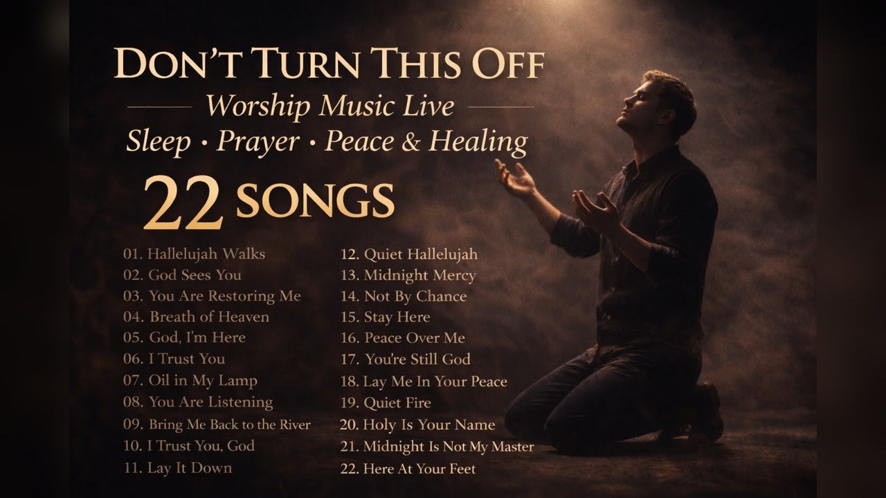 WORSHIP MUSIC LIVE 24/7 (3H LOOP) | Peaceful Praise & Prayer