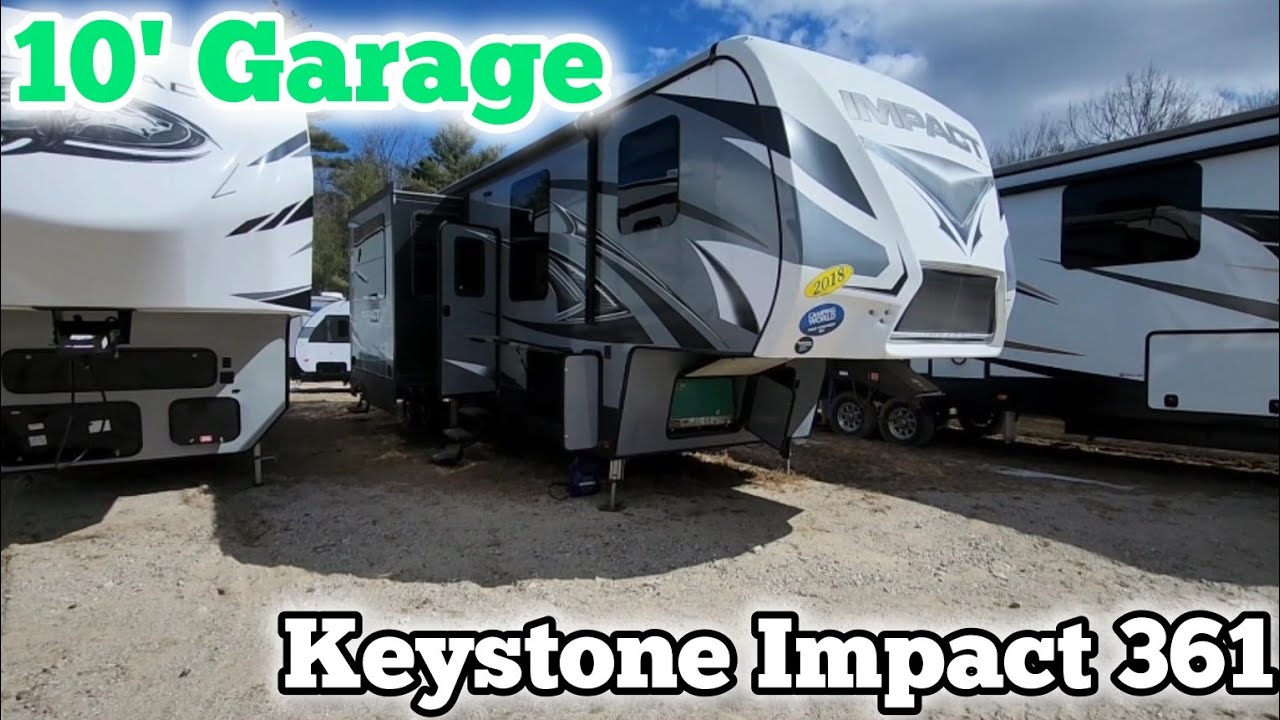 2018 Keystone Impact 361 | Fifth Wheel Toyhauler With a 10' Garage
